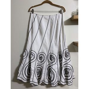 Stunning Textured Flare Skirt